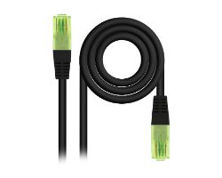 10.20.1400-BK - Cable de Red Nanocable Cat.6 RJ45 UTP 0.5m Negro (10.20.1400-BK)