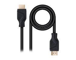 10.15.8300 - Cable Nanocable HDMI V2.1 8K A/M-A/M 0,5m Negro (10.15.8300)
