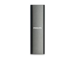 FM02SS030P - Disco Externo SSD Philips Slim 2Tb SATA USB-C 3.0 Lectura 550 Mb/s Gris (FM02SS030P)