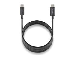ZYRO60W-1BLACK - Cable NGS Usb-C a Usb-C 1m carga rpida de dispositivos de hasta 60W, Negro (ZYRO60W-1BLACK)