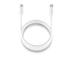 ZYRO60W-1WHITE - Cable NGS Usb-C A Usb-C 1m, carga rpida de dispositivos de hasta 60W. Blanco (ZYRO60W-1WHITE)