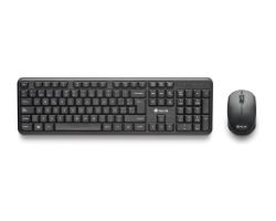 HARMONYKIT - Teclado+Ratn NGS harmony Wireless con 12 teclas multimedia, Negro.(HARMONYKIT)