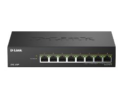 DMS-108P/E - Switch D-Link 8xRJ45 PoE 290W Ethernet GbE/2.5 GbE Negro (DMS-108P/E)