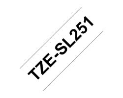 TZE-SL251 - Cinta Brother 24mm 8m Negro sobre Blanco (TZE-SL251)
