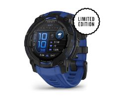 010-02936-03 - Smartwatch Garmin Instinct 3 Digital AMOLED Tctil Color 1.2? 45mm Multideporte Bluetooth GPS Negro Correa Azul (010-02936-03)
