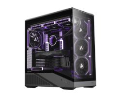 AB123533 - Caja Abysm Gaming Arian Frame A400 Panel Lateral de Cristal Templado ARGB 1xUSB-A 3.0 1xUSB-C 3.1 ATX mATX Mini-ITX Negra (AB123533)