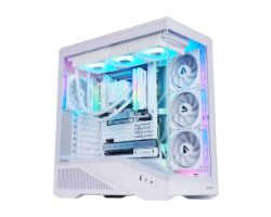 AB123533W - Caja Abysm Gaming Arian Frame A400 Panel Lateral de Cristal Templado ARGB 1xUSB-A 3.0 1xUSB-C 3.1 ATX mATX Mini-ITX Blanca (AB123533W)