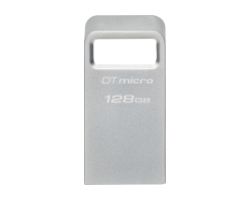 DTMC3G2/128GB - Pendrive Kingston DataTraveler Micro 128Gb USB-A 3.0 Lectura 200 Mb/s Llavero Metal (DTMC3G2/128GB)