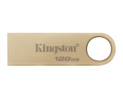 DTSE9G3/128GB - Pendrive Kingston DataTraveler SE9 G3 128Gb USB-A 3.0 Lectura 220 Mb/s Escritura 100 Mb/s Llavero Metal Dorado (DTSE9G3/128GB)