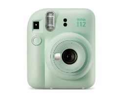 70100171930 - Cmara Fujifilm Instax mini 12 Kit Navidad Mint Green, incluye tote bag, pack 10 papel foto, correa, bateria AA. (70100171930)