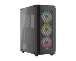 CC-9011272-WW - Caja Corsair 480T Airflow RGB Ventana Lateral de Cristal Templado 2xUSB-A 3.0 ATX EATX mATX Mini-ITX Negra (CC-9011272-WW)