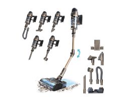 A01_EU01_115422 - Aspirador vertical Cecotec Conga Rockstar RX90 AI AquaPet Flex, succin de 350 AW y ultrapotencia de 850 W. 100 minutos de autonoma. Inteligencia Artificial. Cepillo HairLess antienredos. Tubo flexible y kit de accesorios completo.(A01_EU01_115422)