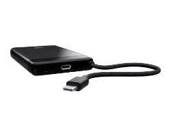 25880 - PowerBank Trust Fiera 10000mAh 20W 2xUSB-C PD 3.0/PPS con cable fijo para carga rpida Negro (25880)