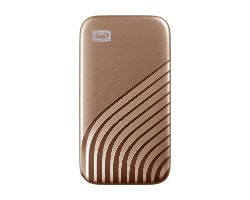 WDBAGF0010BGD-WESN - Disco Western Digital SSD My Passport 1Tb NVNe Lectura 1050 Mb/s Escritura 1000 Mb/s USB-C 3.1 Oro (WDBAGF0010BGD-WESN)