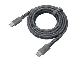 2CCC071SG - Cable Fresh N Rebel FlexWave USB-C a USB-C 60W 70cm Gris Silicona Ultraflexible Diseo Trenzado Duradero (2CCC071SG)