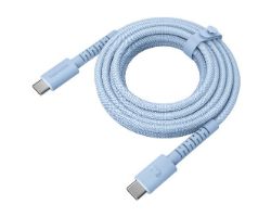 2CCC201VB - Cable Fresh N Rebel FlexWave USB-C a USB-C 100W 2m Azul Silicona Ultraflexible Diseo Trenzado Duradero (2CCC201V)