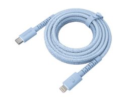2CLC201VB - Cable Fresh N Rebel FlexWave USB-C a Lightning 2m Azul Silicona Ultraflexible Diseo Trenzado Duradero (2CLC201VB)