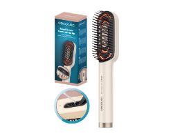 A01_EU01_116308 - Cepillo Reparador Cecotec HairCare Revitalize Little, con Luz LED, Aplicador de Serum y Masaje Vibratorio, Cuida, Repara y Estimula el Crecimiento del Cabello, 4 Luces LED, Tratamiento Capilar en Casa (A01_EU01_116308)