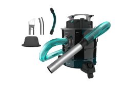 04476 - Aspirador de cenizas y de pellets Cecotec Conga Ash 5000 Free, de 20L, 1200W de potencia y sencillo transporte gracias a sus ruedas y su asa de transporte. (04476)