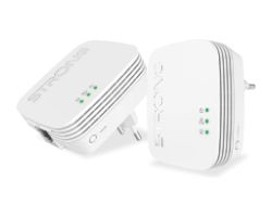 POWERL1000DUOMINI - Powerline Strong 1000Mbit/s 2unidades, Perfecto para IPTV, streaming de v�deo HD y UHD y juegos. Funciona con cualquier m�dem o router est�ndar. (POWERL1000DUOMINI)