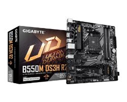 9MB55MDSR-00-G10 - GIGABYTE B550M DS3H R2:(AM4) 4DDR4 M.2 SATA3 HDMI DVI DP mATX (9MB55MDSR-00-G10)
