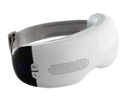 HORIZON LYNX - Masajeador Medivon HORIZON LYNX para ojos, Modo calor y frio, Modo iones negativos, Alivia la vista cansada, Reduce la tensin muscular, Modo sueo, Msica relajante con Bluetooth,Batera integrada, Carga USB-C.