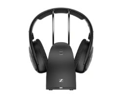 SV700171 - Auriculares Sennheiser RS120W Circumaurales Bluetooth Base Transmisor TR 120-W con cable de audio RCA estreo Negros (SV700171)