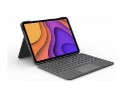 OUT7435 - Funda con Teclado Logitech iPad Pro/Air Gris (920-009964) (OUT7435). Buen estado. Desprecintada. Completa. (OUTLET)