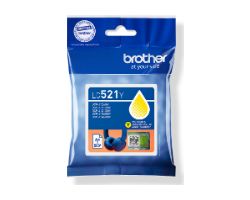 LC521Y - Tinta Brother Amarillo 500p�ginas, para DCPJ1260W, DCPJ1310DW, DCPJ1360DW. (LC521Y)