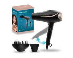 04414 - Secador de pelo plegable Cecotec IoniCare &Go Glow con 2200W de potencia, aire fr�o, boquilla y difusor. (04414)