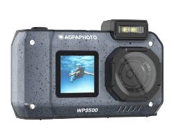 AGF-CAM WP9500 BK - C�mara Digital Deportiva Agfa Photo Realishot 24mp 5K UHD Sensor CMOS Pantalla Dual 2.9?/1.4? Negra (WP9500BK)