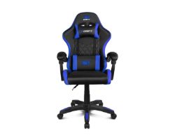 DR35EBL - Silla Gaming Drift Negra/Azul el�ctrico, Reposabrazos acolchados, Pist�n de clase 3, Regulable en altura, Respaldo reclinable, Coj�n lumbar y cervical, hasta 100Kg. (DR35EBL)