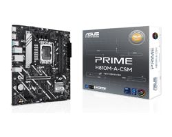 90MB1KK0-M0EAYC - Placa base ASUS PRIME H810M-A-CSM: (1851) 2DDR5 M.2 SATA3 PCIe 4.0 USB 2.0/3.0 HDMI DP RJ45 PS/2 mATX 7.1 Ethernet GbE (90MB1KK0-M0EAYC)