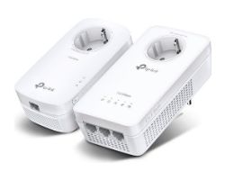 OUT7952 - Powerline TP-Link AV1300 WiFi Kit 2 (TL-WPA8631P KIT) (OUT7952). Buen estado. Desprecintado. Completo. (OUTLET)