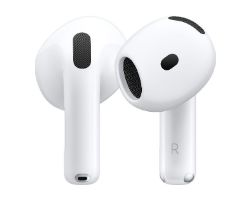 OUT7953 - Auriculares APPLE Airpods 4 Bluetooth Blancos (MXP93ZM/A) (OUT7953). Buen estado. Desprecintado. Completo. (OUTLET)
