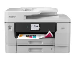 MFCJ6960DWRE1 - Impresora Multifunci�n Brother Pantalla 3.5? 1200x4800dpi A3 Color ADF 50 hojas USB-A WiFi 4 Ethernet GbE Fax D�plex Blanca/Negra (MFC-J6960DW)