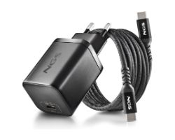 BUD65W-L - Cargador NGS GaN para port�til Lenovo Usb-C 65W, cable Usb-C 1.5m, 5Conectores, Negro. (BUD65W-L)