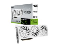 90YV0M19-M0NA00 - Tarjeta Gr�fica ASUS Prime GeForce RTX 5070 White OC Edition 12Gb GDDR7 3xDP 2.1b 1xHDMI 2.1b PCIe 5.0 HDCP 2.3 Nvidia G-Sync OpenGL 4.6 (90YV0M19-M0NA00)