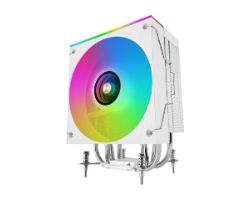 MCPULCDW - Ventilador CPU Mars Gaming ARGB Multisocket 120mm 300W TDP Pantalla LCD Blanco (MCPULCDW)