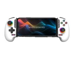 MGPXPROW - GamePad Mars Gaming LCD Bluetooth 5.0 PS4/Switch/Switch 2/PC/Android/iOS Blanco (MGPXPROW)
