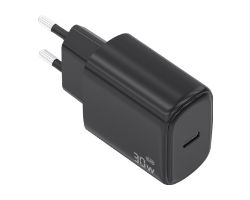 A110-0976 - Cargador de Pared AISENS GaN 1xUSB-C PD 3.0 QC 3.0 30W Negro (A110-0976)