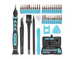 A01_EU01_115174 - Destornillador Cecotec PrecissionGyro 100 Set, Kit de precisi�n 39 piezas, Incluye puntas. Malet�n ultracomopacto. Accesorios reparaci�n dispositivos electr�nicos. Magnetizador de puntas.(A01_EU01_115174)