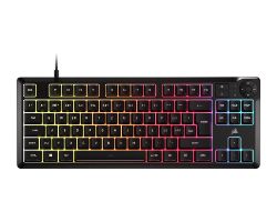 CH-9216065-ES - Teclado Gaming CORSAIR K55 Core TKL RGB iCue QWERTY 88 Teclas USB Suizo Negro (CH-9216065-ES)