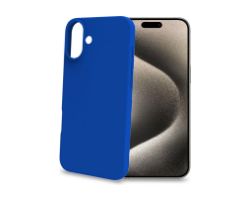 CROMO1080BL - Funda Celly Cromo iPhone 16 Plus Azul Soft Touch (CROMO1080BL)