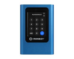 IKVP80ES/960G - Disco SSD Logitech IronKey 960Gb USB-C 3.0 Lectura 250 Mb/s Escritura 250 Mb/s Azul (IKVP80ES/960G)