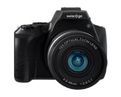 SWI400210 - C�mara Digital Swiss Go SG500 64MP con zoom 16X, pantalla 3