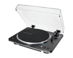 AT-LP70XBTBS - Tocadiscos Audio-Technica 45rpm Inal�mbrico con traccion por correa totalmente autom�tico, Usb, Negro. (AT-LP70XBTBS)
