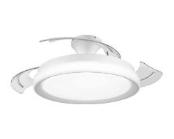 929004764301 - Ventilador Techo Philips Bliss Madera luz LED 2700/6500K. Aspas retr�ctiles. Mando a distancia. (929004764301)