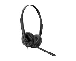 YHS34DUAL - Auriculares+Micr�fono Yealink Supraurales Binaurales RJ9 Cable 0.9m para Tel�fono IP Negros (YHS34DUAL)