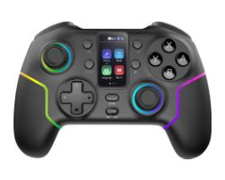 MGPV3 - GamePad Mars Gaming Inal�mbrico Bluetooth ARGB, compatible con Switch/Wwitch 2/PC/Android/iOS 13.0+, Negro. (MGPV3)